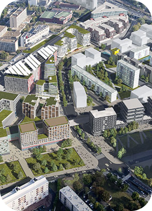 Réalisation Smalt — ZAC Seine-Arche, Nanterre (92)